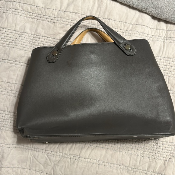 Zara Basic collection dark gray structured work bag or purse - Picture 5 of 7